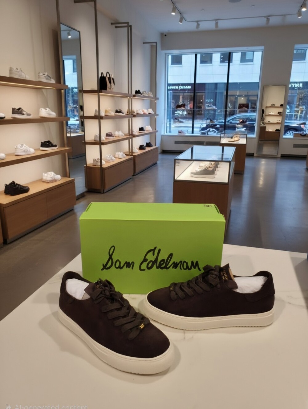 SAM EDELMAN POPPY SUEDE LEATHER SNEAKERS WOMEN'S SZ 8 M NWB